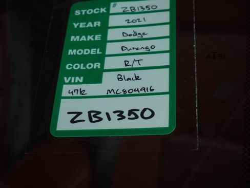 Used 2021 Dodge Durango R/T w/ Blacktop Package AWD/4WD image 40