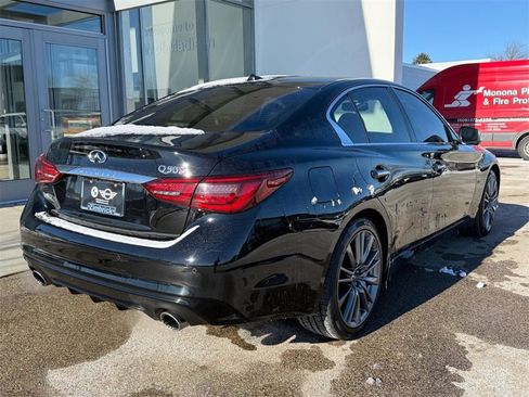 Used 2018 INFINITI Q50 Red Sport 400 w/ Proactive Package image 3