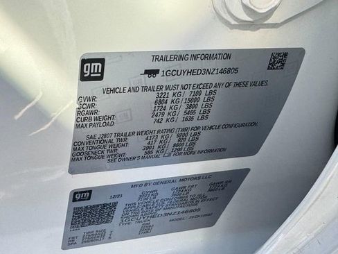 Used 2022 Chevrolet Silverado 1500 High Country w/ Technology Package image 26