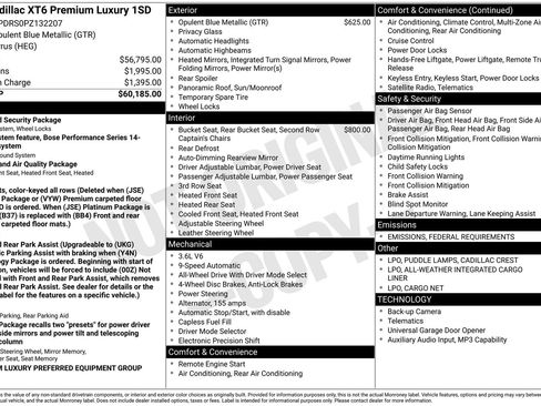 Certified 2023 Cadillac XT6 Premium Luxury image 7