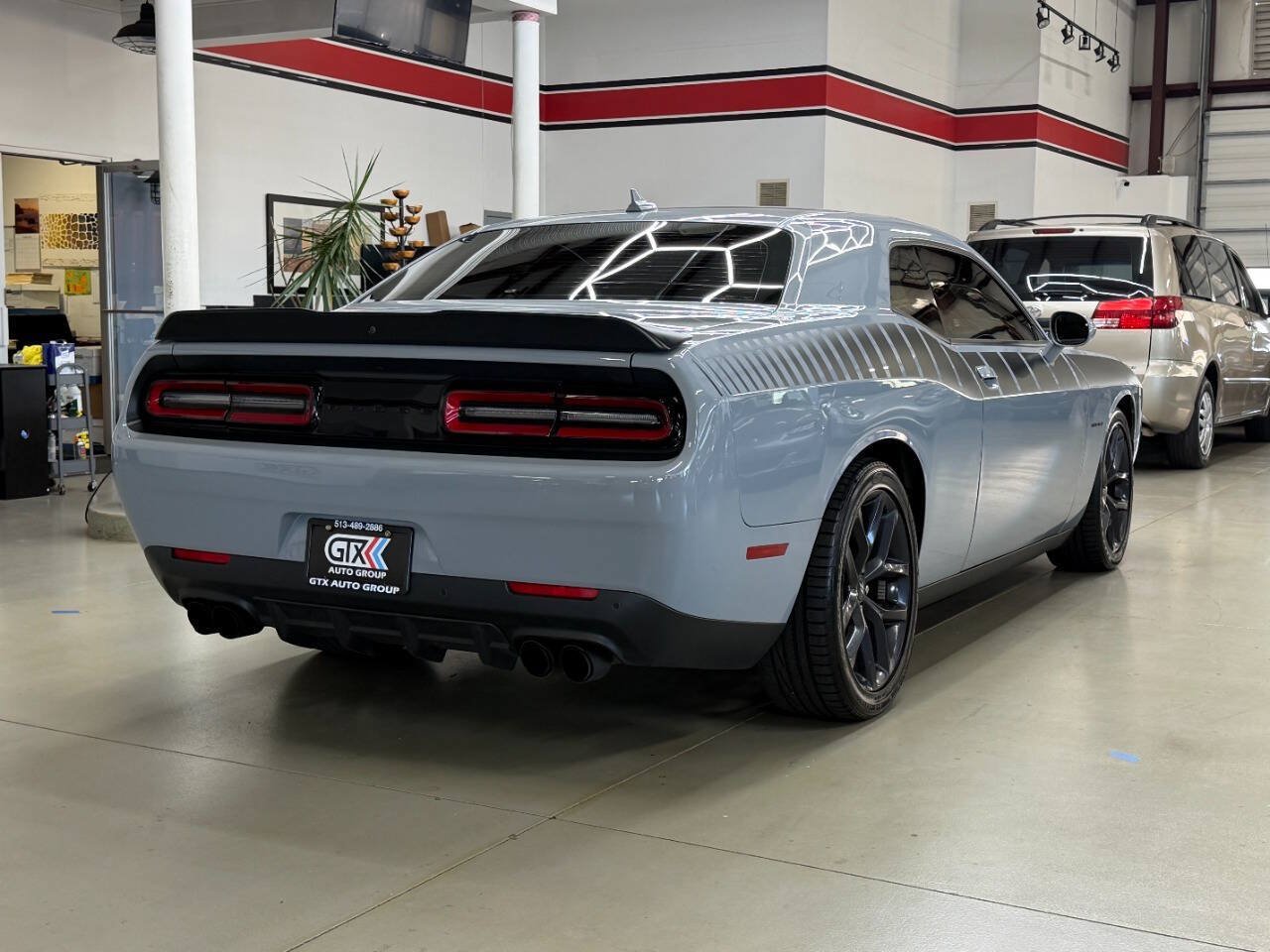 Used 2021 Dodge Challenger R/T w/ Blacktop Package RWD image 2