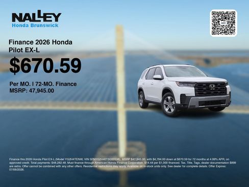 New 2026 Honda Pilot EX-L image 7