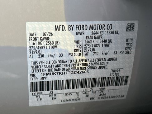 New 2026 Ford Explorer ST-Line w/ ST-Line Street Pack RWD image 21