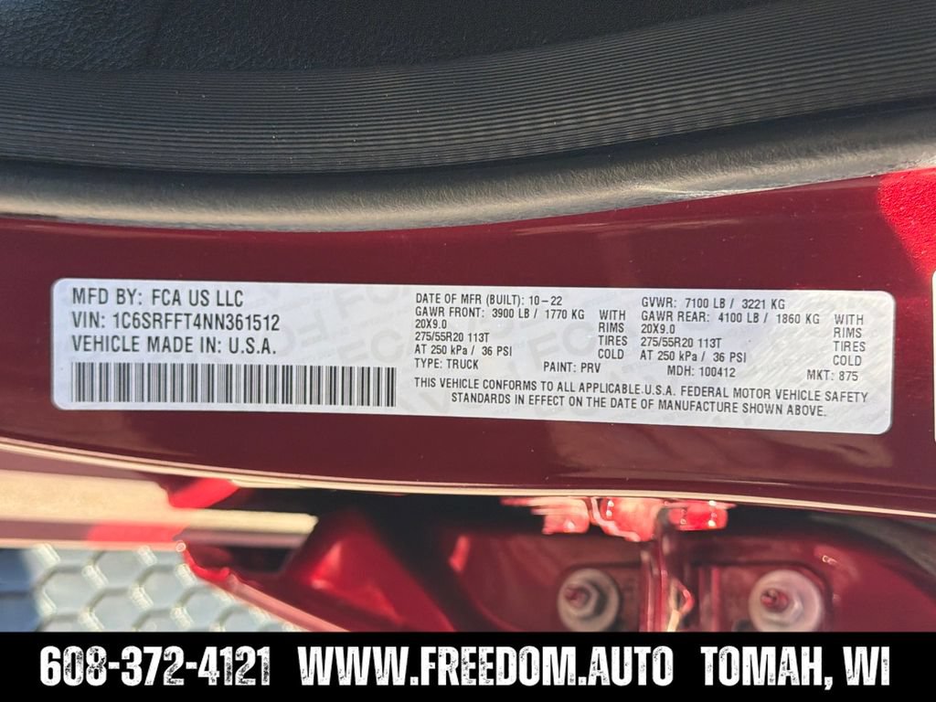 Used 2022 RAM 1500 Big Horn AWD/4WD image 31