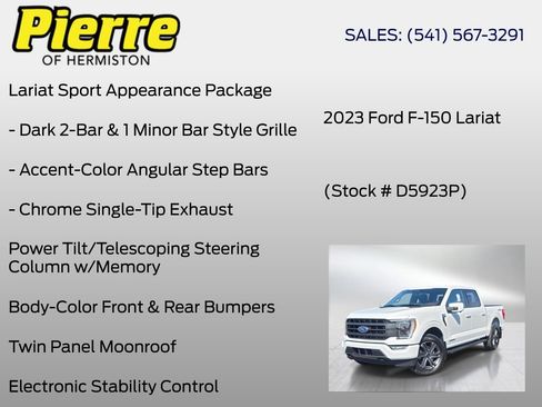 Used 2023 Ford F150 Lariat w/ Equipment Group 502A High AWD/4WD image 18