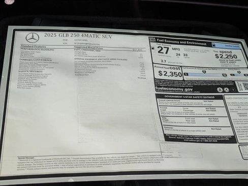 New 2025 Mercedes-Benz GLB 250 4MATIC image 19