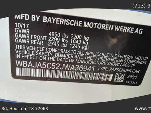 Used 2018 BMW 530i image 49