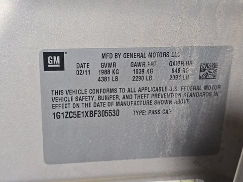 Used 2011 Chevrolet Malibu LT w/ Power Convenience Package FWD image 17