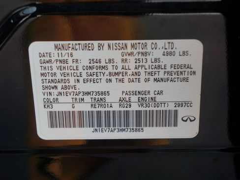 Used 2017 INFINITI Q50 3.0t Premium image 39