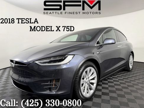 Used 2018 Tesla Model X 75D AWD/4WD image 1