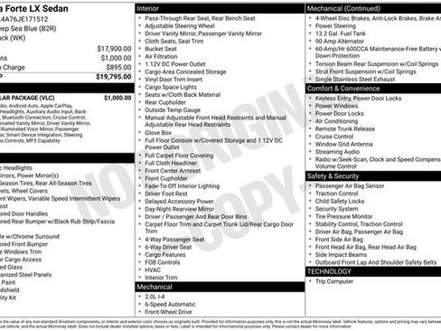 Used 2018 Kia Forte LX w/ LX Popular Package image 15