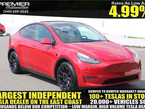 Used 2022 Tesla Model Y Long Range AWD/4WD image 1