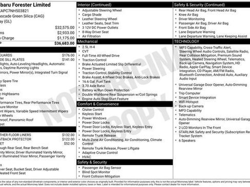 Used 2022 Subaru Forester Limited AWD/4WD image 7