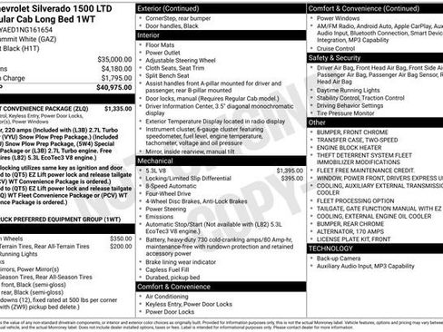 Used 2022 Chevrolet Silverado 1500 W/T w/ WT Fleet Convenience Package image 30