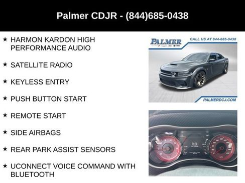 Used 2022 Dodge Charger SRT Hellcat w/ Harman/Kardon Audio Group RWD image 12