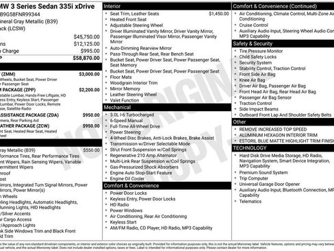 Used 2015 BMW 335i xDrive Sedan image 41