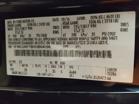 Used 2017 Ford Escape S FWD image 33