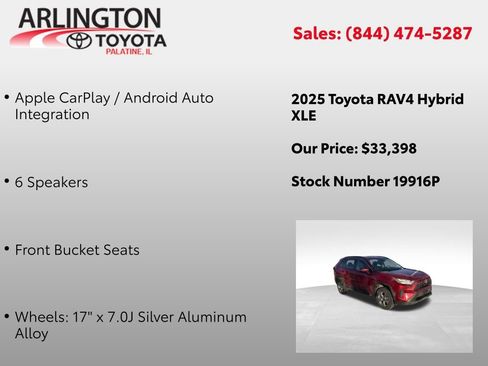 Used 2025 Toyota RAV4 XLE image 4