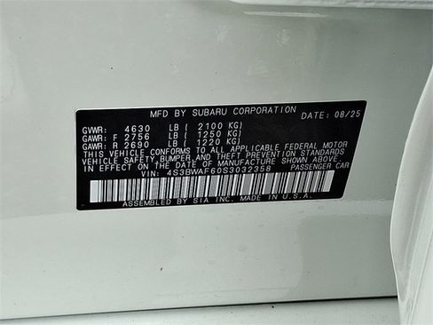 New 2025 Subaru Legacy Premium image 17