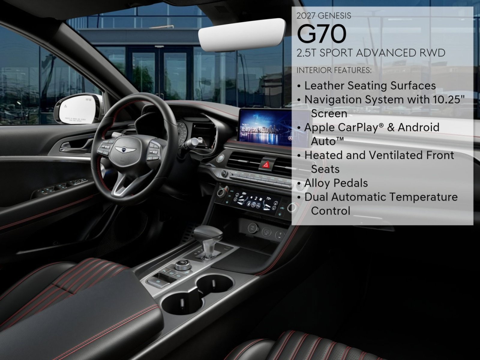 New 2027 Genesis G70 2.5T Prestige RWD image 15