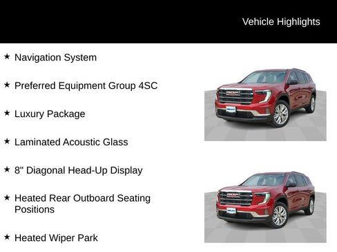 Used 2024 GMC Acadia Elevation w/ Luxury Package image 5