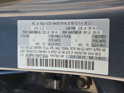 Certified 2022 MAZDA MAZDA3 s AWD/4WD image 32