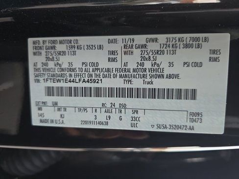 Used 2020 Ford F150 King Ranch w/ Equipment Group 601A Luxury image 34