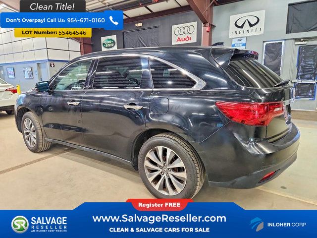 Used 2016 Acura MDX w/ Technology Package AWD/4WD image 3