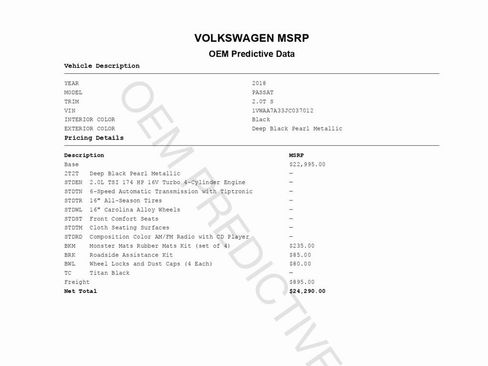 Used 2018 Volkswagen Passat 2.0T S image 2