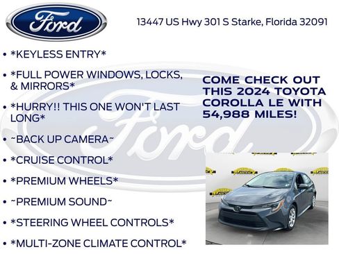 Used 2024 Toyota Corolla LE FWD image 12