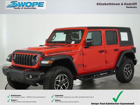Used 2024 Jeep Wrangler Unlimited Rubicon w/ Technology Group image 7