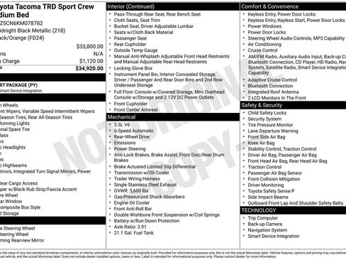 Used 2019 Toyota Tacoma TRD Sport image 37