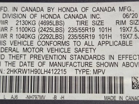 Used 2020 Honda CR-V Touring image 33