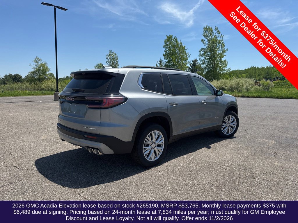 New 2026 GMC Acadia Elevation w/ Elevation Premium Package FWD image 5