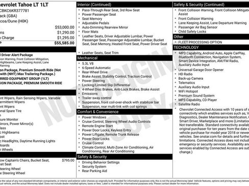 Used 2019 Chevrolet Tahoe LT RWD image 38
