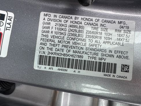 Used 2019 Honda CR-V EX-L image 28