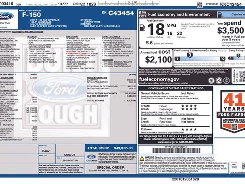 Used 2019 Ford F150 XLT w/ Equipment Group 301A Mid image 17