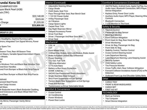 Used 2023 Hyundai Kona SE image 33