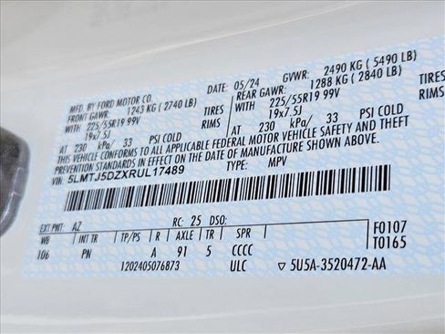 New 2024 Lincoln Corsair Grand Touring w/ Equipment Group 301A image 17