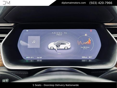 Used 2017 Tesla Model S 75D AWD/4WD image 29