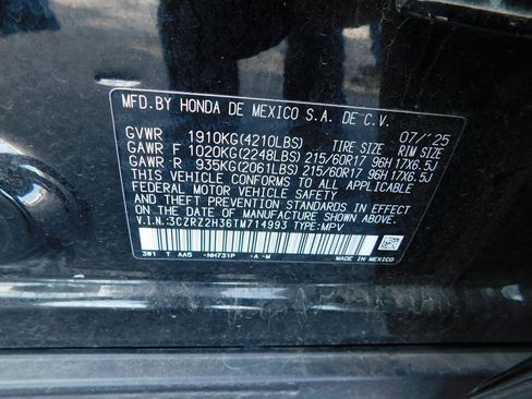 Used 2026 Honda HR-V LX image 8