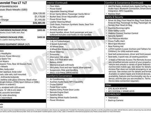 Certified 2022 Chevrolet Trax LT w/ Driver Confidence Package AWD/4WD image 5
