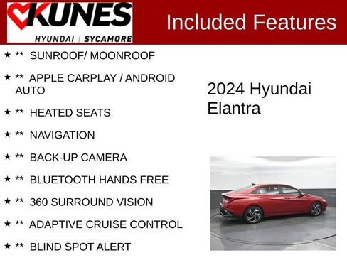 Used 2024 Hyundai Elantra Limited FWD image 2