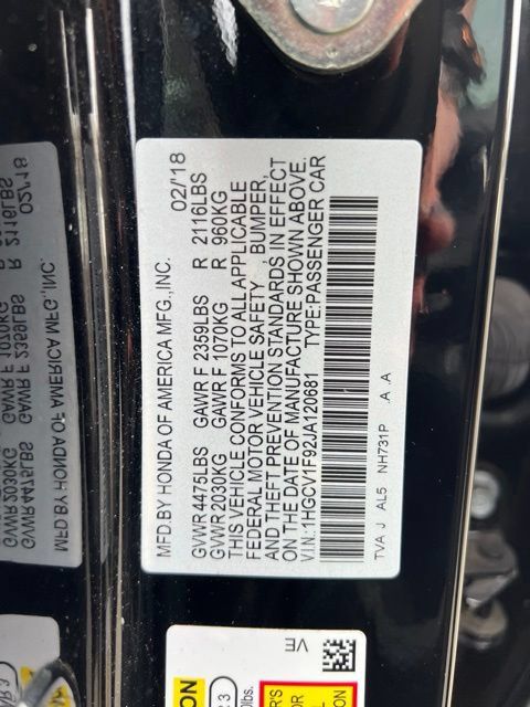 Used 2018 Honda Accord Touring image 11
