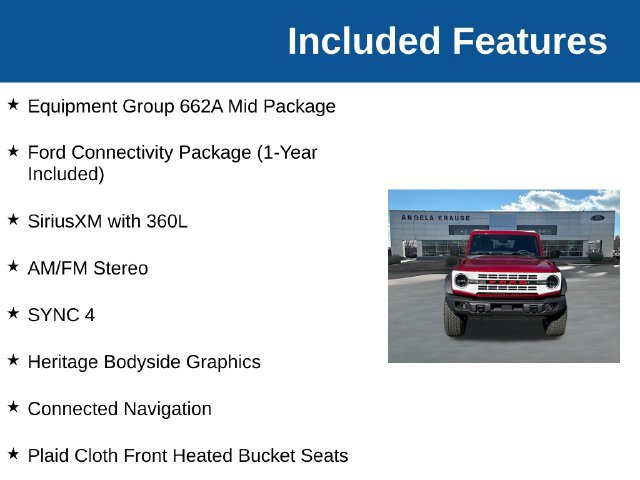 New 2026 Ford Bronco Heritage Edition AWD/4WD image 4