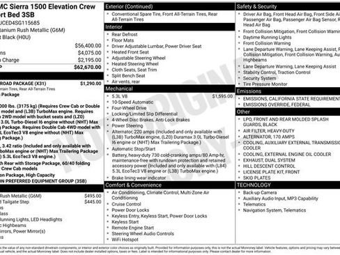 Used 2025 GMC Sierra 1500 Elevation w/ X31 Off-Road Package image 3