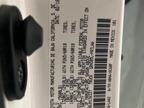 Used 2018 Toyota Tacoma Limited AWD/4WD image 79