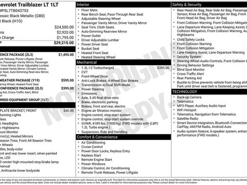 Used 2026 Chevrolet TrailBlazer LT w/ Convenience Package FWD image 9
