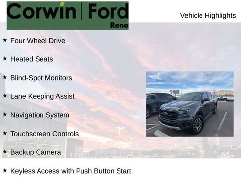 Used 2019 Ford Ranger Lariat w/ Equipment Group 501A Mid image 8