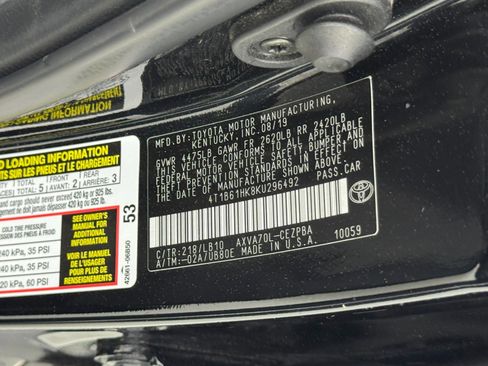 Used 2019 Toyota Camry XSE w/ Navigation Package image 45